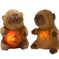 Nouveauté Capybara de respiration Offre Spéciale peluche respirant loutre en peluche avec lumière et son nouveau confort souffle de bébé