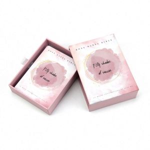 Tarjetas de Apoyo Emocional Minimalistas de Bolsillo Personalizables con Marca, para Meditación y Intención - Product Image 1