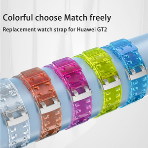 Bracelet de rechange en caoutchouc pour <span class=keywords><strong>huawei</strong></span> <span class=keywords><strong>gt2e</strong></span>, honour magic watch 2, BOORUI, tendance - Product Image 2