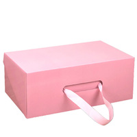 Caja de Zapatos Corrugada Personalizada al por Mayor con Asa, Laminación Mate, Materiales Reciclados para Empaque de Zapatos