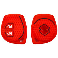Funda Protectora de Silicona para Llave de Coche de 2 Botones para Suzuki Swift Ignis Vitara Liana Ciaz Baleno, Decoración para Carcasa de Llave