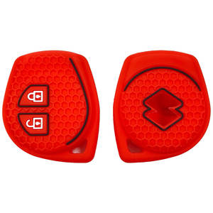Penutup Kunci Mobil Silikon 2 Tombol Populer untuk Suzuki Swift Ignis Vitara Liana Ciaz Baleno Fob Shell Decor - Product Image 5