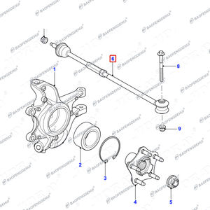 مجموعة ذراع خلفية للتحكم في الاتجاه الخلفي، مجموعات قضبان ربط وتثبيت المفاصل الكروية لجاكوار XF X250 XJ6 <span class=keywords><strong>X350</strong></span> 2004 XJL X351 <span class=keywords><strong>XK</strong></span> X150 - Product Image 6