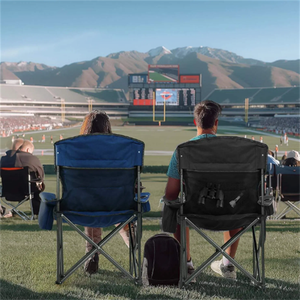 Silla Plegable Portátil de Metal para Pesca al Aire Libre con Reposabrazos y Respaldo, Silla para <span class=keywords><strong>Senderismo</strong></span> y Jardín, para Uso en la Playa y Dibujo Artístico - Product Image 4