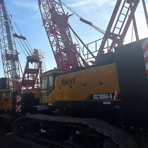 Sử Dụng 2022 <span class=keywords><strong>Sany</strong></span> SCC1000A-6 Cần Cẩu Bánh Xích 100ton Tai Nạn Miễn Phí Tự Tải Đối Trọng Tuabin Gió Nặng Nâng Máy Móc - Product Image 4