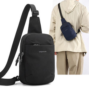 กระเป๋าคาดหน้าอกแบบปรับได้สำหรับทุกเพศทุกวัย พกพาสะดวก ใช้ได้ทุกวัน สำหรับการเดินทาง ปั่นจักรยาน เล่นกีฬา ท่องเที่ยว สีพื้น - Product Image 5