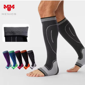 Mangas <span class=keywords><strong>de</strong></span> Compresión para Pantorrillas Menics OEM/ODM, Soporte <span class=keywords><strong>de</strong></span> Compresión para Pantorrillas Más Vendido, Soporte <span class=keywords><strong>de</strong></span> Nailon para Alivio del <span class=keywords><strong>Dolor</strong></span>, Soporte para Pantorrillas para Corredores - Product Image 1