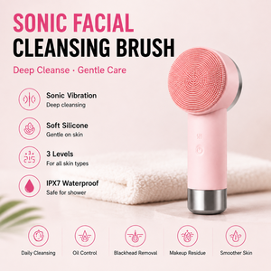 Brosse nettoyante électrique pour le visage KSKIN, exfoliant rotatif pour le visage, en silicone, étanche, appareil de soin de beauté, OEM ODM - Product Image 1