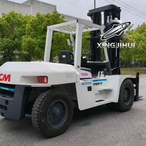 รถยก TCM FD100Z8 10 ตัน รถยกมือสองจากญี่ปุ่น 10 ตัน เครื่องยนต์ Isuzu 6BG1 รถยกใช้แล้ว รถยกใช้น้ำมันเชื้อเพลิง 4000 มม. 10000 กก. - Product Image 3