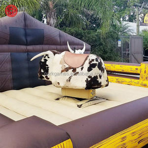 Toro Mecánico Inflable Comercial Marrón para Juegos de Rodeo al Aire Libre - Product Image 6
