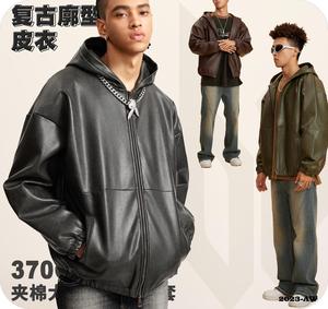 Mens <span class=keywords><strong>C</strong></span>ổ Điển Biker Da Áo Khoá<span class=keywords><strong>c</strong></span> Phía Trướ<span class=keywords><strong>c</strong></span> Bảo Vệ Dây Kéo Bền Không Thấm Nướ<span class=keywords><strong>c</strong></span> Windproof Đường Phố Áo Khoá<span class=keywords><strong>c</strong></span> Mùa Xuân Xe Máy <span class=keywords><strong>C</strong></span>ưỡi - Product Image 2