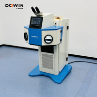 Machine de soudage laser pour bijoux 200W, soudeuse YAG haute énergie 180J avec grand espace interne pour la production et la réparation de bijoux en grande quantité