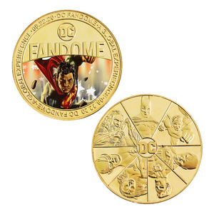 Moneda Conmemorativa de <span class=keywords><strong>Superman</strong></span> con Temática de Películas Americanas, Bañada en Oro de 24K, de Doble Cara, Proceso de Fundición a Presión, Gran Venta - Product Image 4