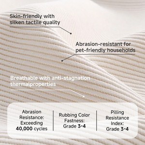 Thanh lịch Ba chỗ ngồi vải nhung kẻ Modular sofa cắt phòng khách đồ nội thất đặt chân không gói nén thanh lịch sofa - Product Image 4