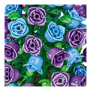 Ept hoa thanh lịch bluebell Bonsai tự làm trang trí món quà xây dựng đồ chơi Osmanthus khối xây dựng - Product Image 3