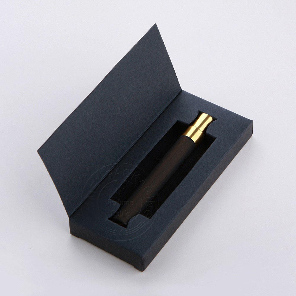 frosted amber bottle + gold sprayer + black box