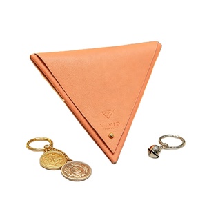 กระเป๋าใส่เหรียญใบเล็ก หนัง PU ซิปแบบบาง ใส่บัตรและเหรียญได้ - Product Image 1