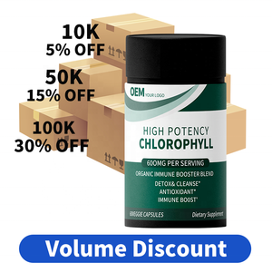 Cápsulas de Clorofila Natural de Sodio y Cobre al por Mayor OEM, Fórmula y Empaque Personalizados, Ventaja de Costo al por Mayor y Suministro Estable - Product Image 3