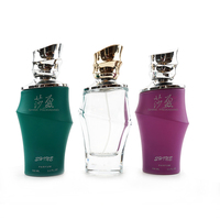 Nouvel emballage de parfum en gros Bouteille en verre de parfum de luxe de 100ml Bouteille d'atomiseur en verre personnalisée