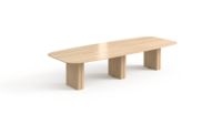 Table de conférence de direction haut de gamme ATWOKA en bois, table de réunion moderne pour bureau d'entreprise, usage professionnel