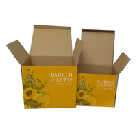 Boîte d'emballage en carton ondulé pour tasses en céramique, personnalisée, imprimée couleur recto, vente en gros d'usine