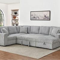 Ensemble de salon de jardin moderne et simple en rotin pour cour, balcon, terrasse, jardin, avec chaise et table basse, sans assemblage