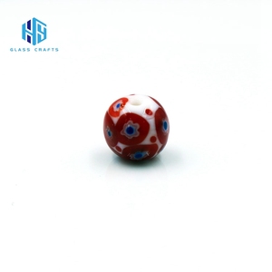 Venta en Línea de Cuentas de Vidrio Murano Hechas a Mano, Cuentas de Cristal Millifiori de Colores de 14mm/16mm/18mm/20mm - Product Image 3