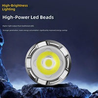 Lampe torche LED super lumineuse, batterie 10000 mAh, charge rapide Type-C, en alliage d'aluminium, faisceau long, torche tactique pour situations d'urgence en extérieur