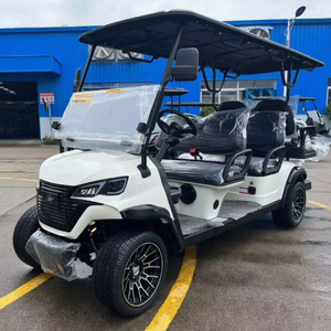 รถกอล์ฟไฟฟ้าราคาประหยัด 6 ที่นั่ง พร้อมแบตเตอรี่ลิเธียม รับน้ำหนักได้ 300 กก. ระยะทาง 54 หลุม ควบคุมด้วยรีโมท - Product Image 1