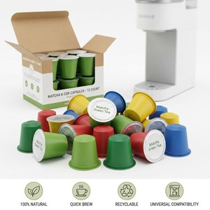 แคปซูลมัทฉะรสสตรอว์เบอร์รี ใช้ได้กับเครื่องชงกาแฟแบบ K-Cup น้ำหนัก 2-8 กรัม รสผลไม้ละลายเร็ว รับผลิตแบรนด์ส่วนตัว (OEM) จากโรงงานโดยตรง - Product Image 1