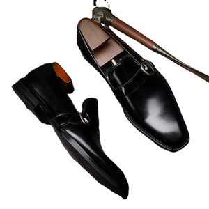 Custom Handmade Genuine Leather Square Toe Lace-Up Oxford <b>Dress</b> Shoes for <b>Men</b>-Business Office Wedding Formal Casual Breathable - Product Image 1