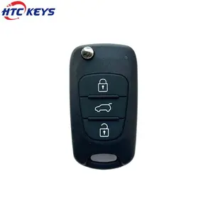 Toptan araba anahtarı boş 3 düğme flip katlanır anahtar kabuk için h-yundai araba anahtarı durum