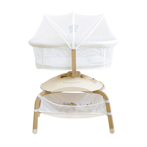 Cuna Mecedora Eléctrica Multifuncional 2 en 1 para Bebés, Cuna para Dormir - Product Image 1