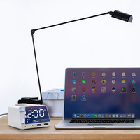 K11 Nieuwe Draadloze 5.0 Wekker met Ingebouwde Microfoon 3W Uitgangsvermogen USB Opladen LED Spiegel Slimme Radio Plastic Speaker Klein