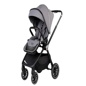 High Quality 3-in-1 Aluminum Alloy Baby Stroller with Light Foldable with Car Seat Children's Trolley for Bicycle Use