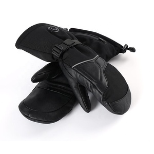 Toptan Kışlık Kayak Deri Eldivenleri, Erkekler ve Kadınlar için Dokunmatik Ekranlı Isıtmalı Eldivenler - Product Image 3