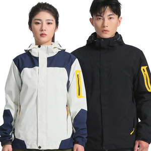 Veste coupe-vent 3 en 1 pour l'extérieur, veste de montagne coupe-vent détachable, veste softshell imperméable personnalisée, cadeau de marque - Product Image 2