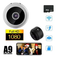 Kamera CCTV Mini A9 Harga Terjangkau 1080P HD Smart Mini Camcorder Penglihatan Malam Portabel Keamanan Rumah/Kantor dengan Penyimpanan Cloud