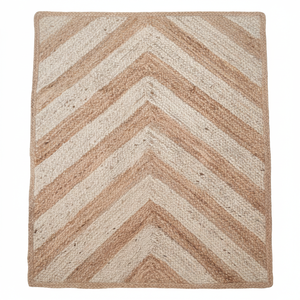 Alfombra Rectangular Moderna de Diseño Floral, Ecológica, Antideslizante, Apta para Mascotas, Antibacteriana, de Yute y Algodón Trenzado para el Hogar y Camping - Product Image 2
