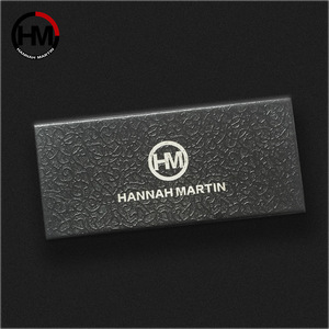 Boîte en carton longue Hannah Martin vendue séparément sans motif de <span class=keywords><strong>montre</strong></span>, étui à <span class=keywords><strong>montre</strong></span> en éponge noire - Product Image 4