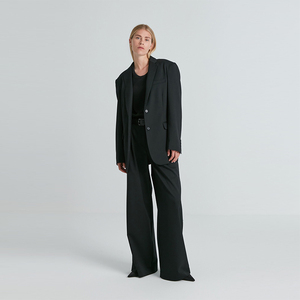 <span class=keywords><strong>Blazer</strong></span> Oversize da <span class=keywords><strong>Donna</strong></span> OEM di Alta Qualità, Giacca Autunnale Tinta Unita a Maniche Lunghe, Completo da Ufficio per <span class=keywords><strong>Donna</strong></span> - Product Image 2