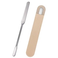 Applicateur de vernis à ongles populaire de spatule de fond de teint de mélange de soins de beauté d'acier inoxydable dans l'utilisation cosmétique de mini sac