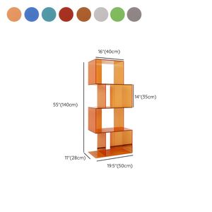Custom Acrylic Ladder Bookshelf Acrylic 4-Tier Wall Mounted <strong>Book</strong> Shelf Furniture <strong>Tall</strong> Acrylic Shelf Bookcase
