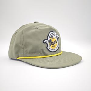 Casquettes de haute qualité à 5 panneaux, à visière plate, en tissu nylon imperméable, pour l'extérieur, unisexes, avec fermeture snapback - Product Image 6