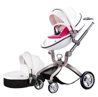 Berceau MAMAN CHAUDE Bébé Poussette Chine Fabricant Original 2 en 1 Poussette En Alliage D'aluminium ASTM 0-3 Ans 20kg