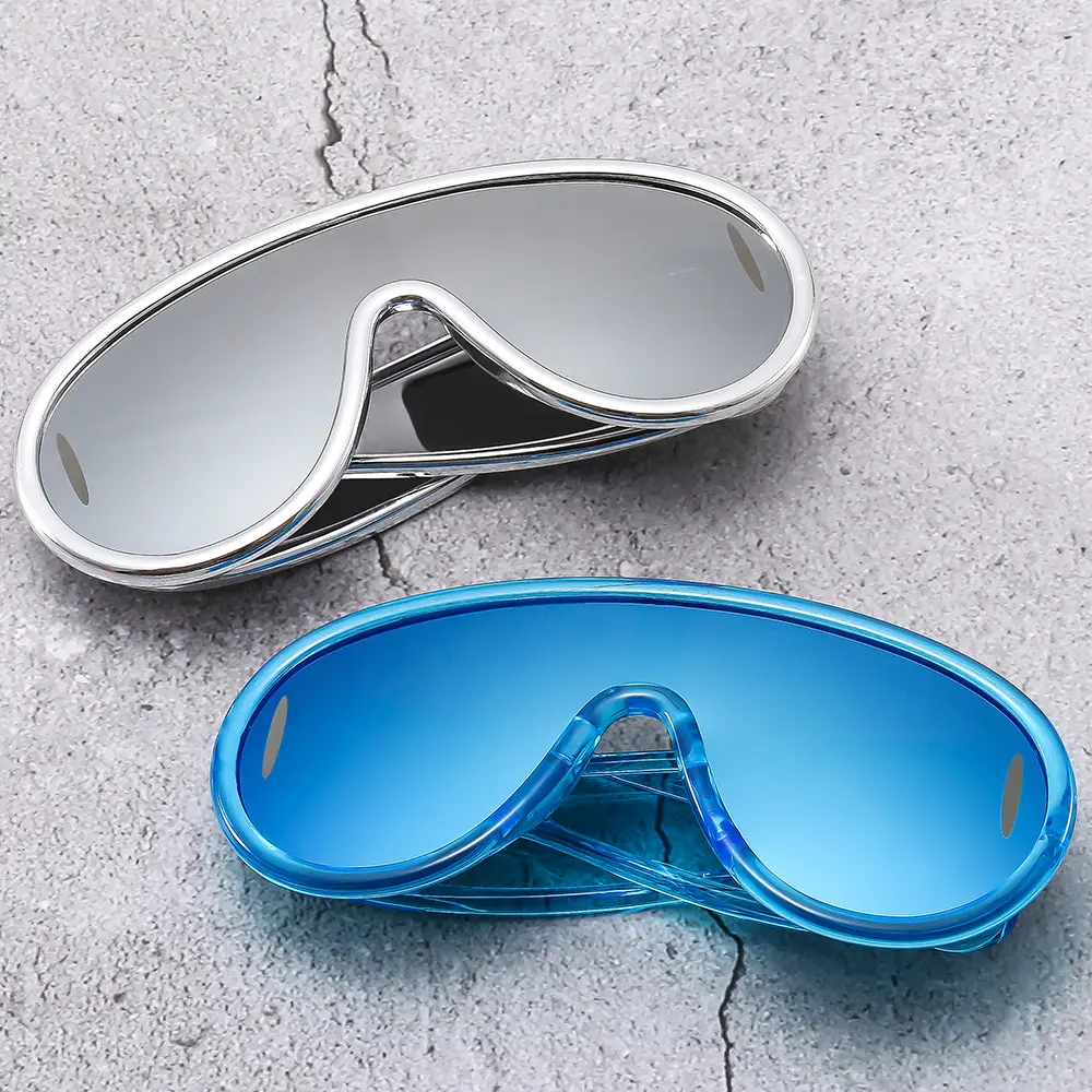 Vintage Y2K Brand Designer oversize occhiali da sole da donna alla moda moda stile stile stile stile Punk in occhiali da sole