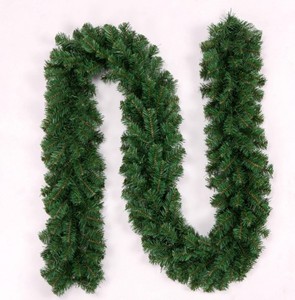 Guirnalda de Árbol de Navidad Artificial Verde de Alta Calidad, Hecha a Mano con PVC Premium y Bordado, para Decoración del Hogar - Product Image 2