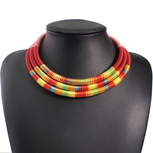 Nuevo Conjunto de Joyería Creativa <span class=keywords><strong>Cleopatra</strong></span>: <span class=keywords><strong>Collar</strong></span> con Colgante, Pendientes con Cierre Magnético de Metal, Gargantilla y <span class=keywords><strong>Collar</strong></span> de Cuerda - Product Image 5