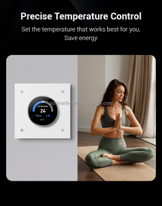 RS485 Smart Home TUYA <span class=keywords><strong>App</strong></span> Zigbee Thermostat Intelligenter Drei-in-Eins-Raumregler mit Drehknopf Tuya Fußbodenheizungssteuerung - Product Image 5