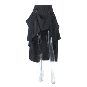 Jupes Mi-Longues Gothiques Noires Taille Haute pour Femmes, Nouveau <span class=keywords><strong>Style</strong></span> Y2K 2026, Harajuku Punk Goth Dark Grunge Streetwear, Vêtements Féminins - Product Image 4